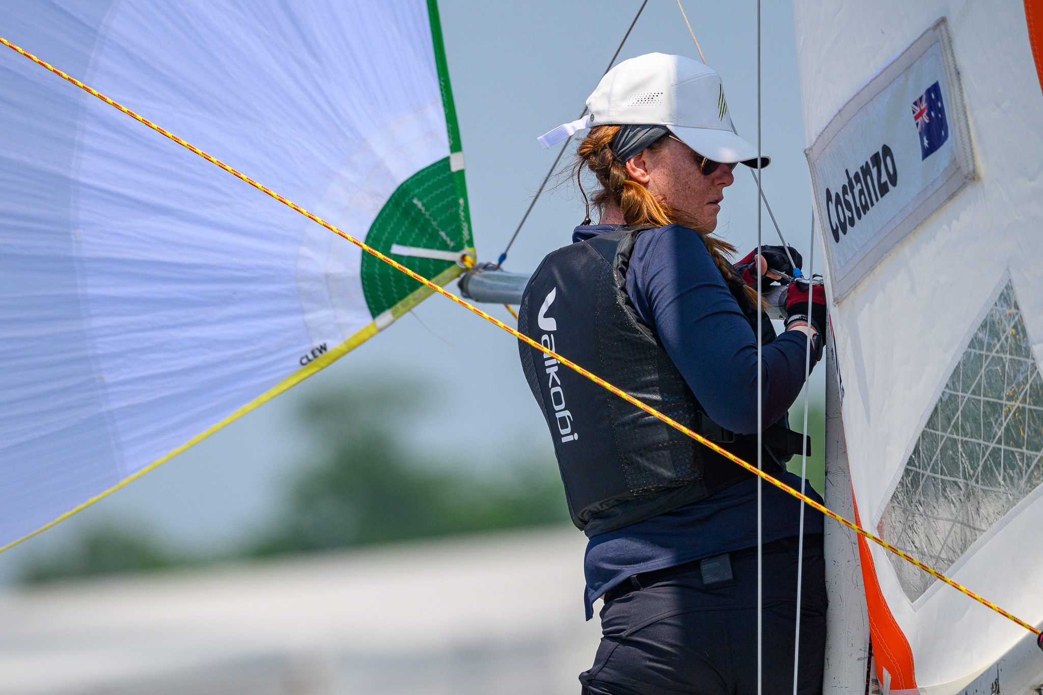 Close competition on the water